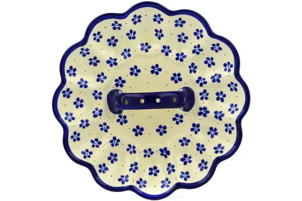 10" Egg Plate - Daisy Field