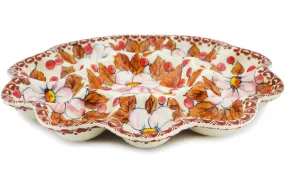 11" Egg Plate - Autumn Wedding