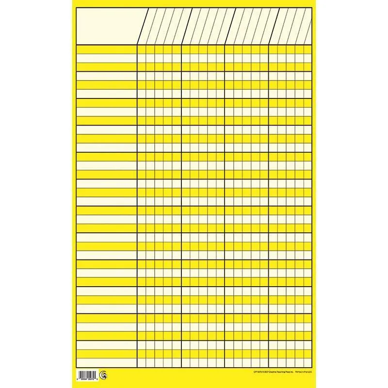 (12 Ea) Chart Incentive Small Ylw