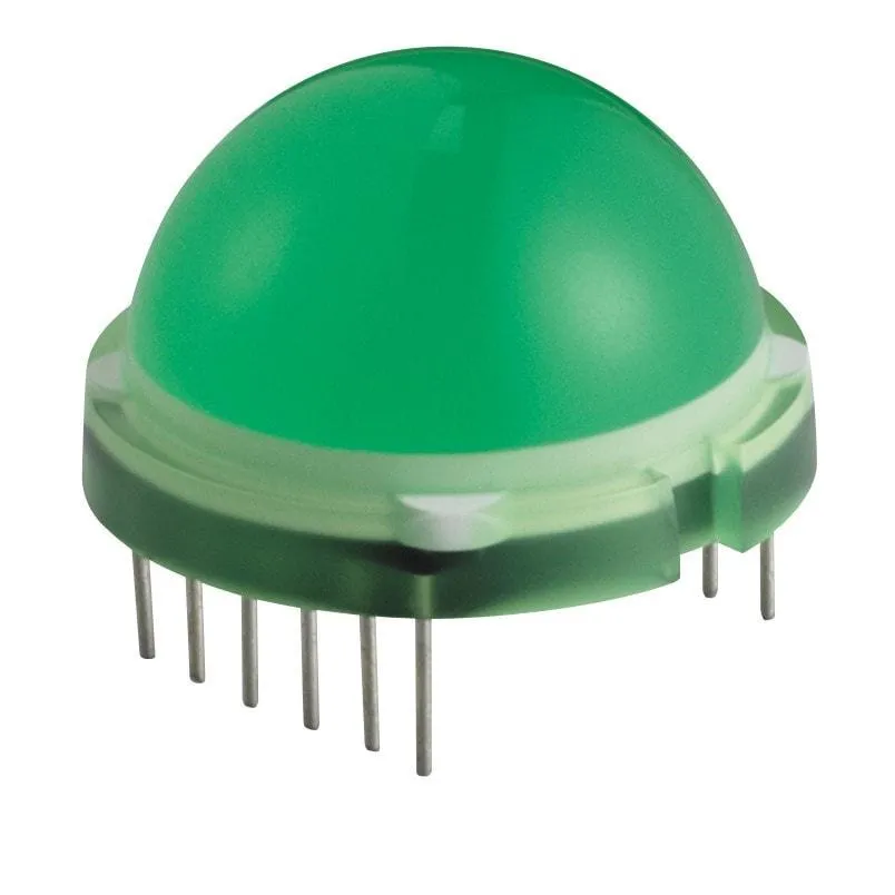 20.0mm Round Big LED (Green)