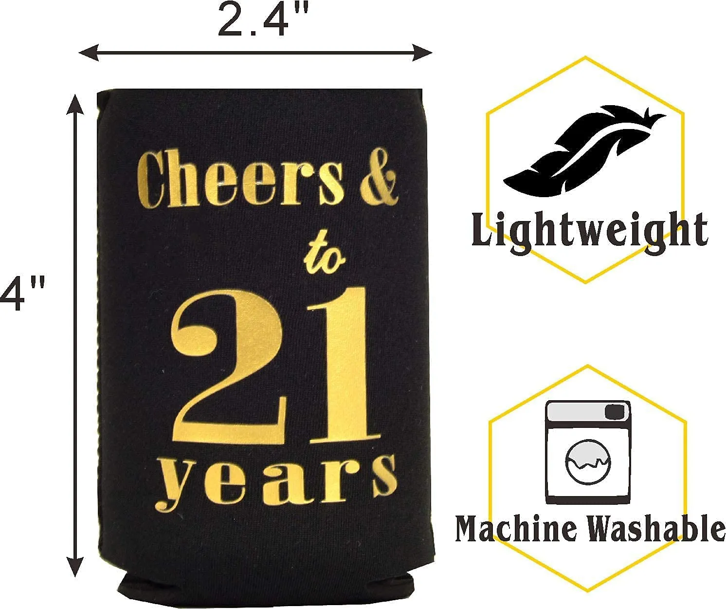 21st Birthday Gifts for Men, 21st Birthday Gift, 21st Birthday Can Cooler, 21st Birthday