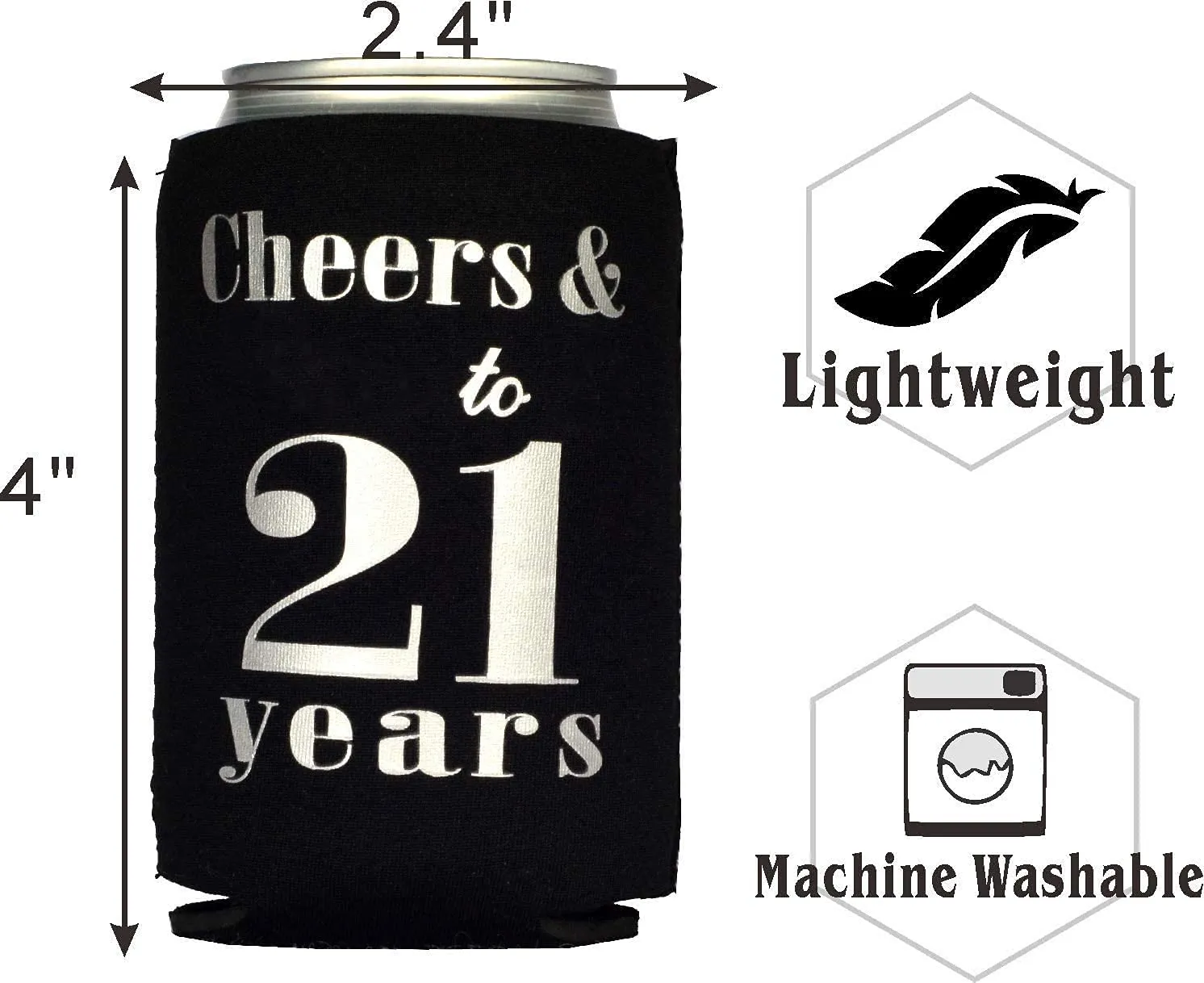 21st Birthday Gifts for Men, 21st Birthday Gifts, 21st Birthday Can Coolers, 21st Birthday