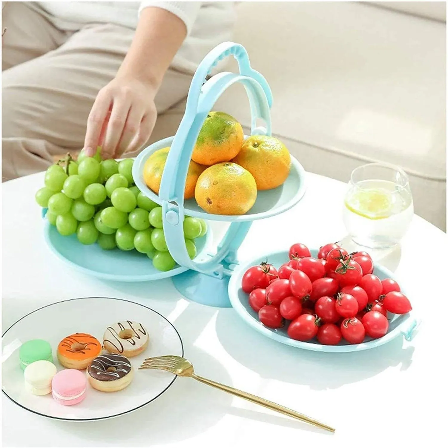 2556 Creative Snack Dish, Five trellised Family Fruit Dessert set