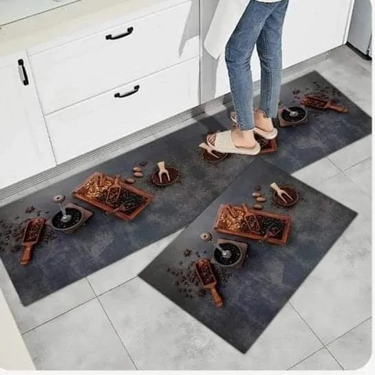 2Pcs kitchen mats