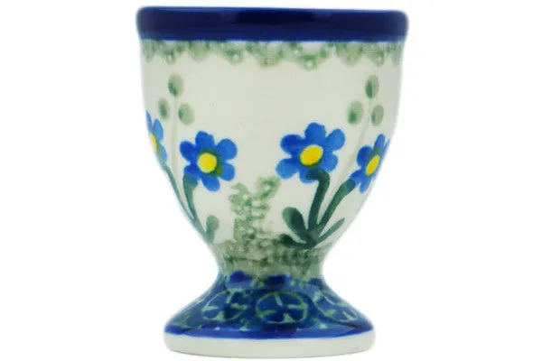 2" Egg Holder - Blue Daisy Circle