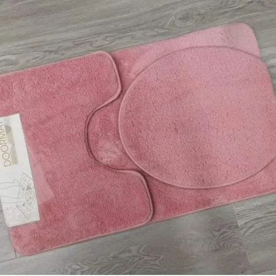 3pcs Bathroom &Toilet Mats