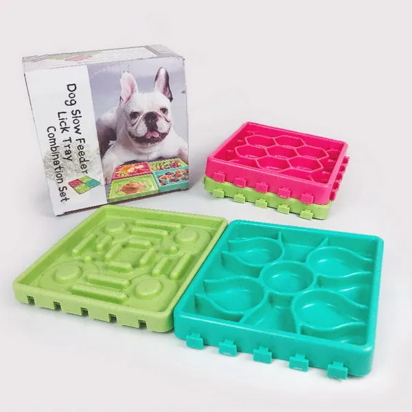 4 in 1 Licky Slow Feeder Set