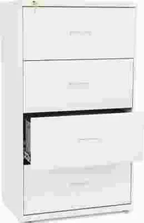 400 Series Four-Drawer Lateral File 30W X53-1/4H X19-1/4D Putty