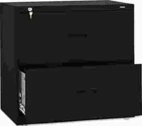 400 Series Two-Drawer Lateral File 30W X28-3/8H X19-1/4D Black