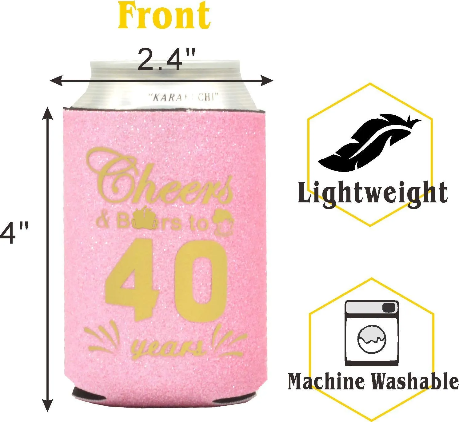 40th Birthday Gifts for Women, 40th Birthday Gifts, 40th Birthday Can Coolers, 40th