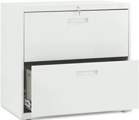 500 Series Two-Drawer Lateral File 30W X28-3/8H X19-1/4D Light Gray