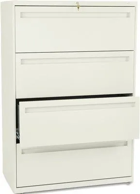 700 Series Four-Drawer Lateral File 36W X 19-1/4D Putty