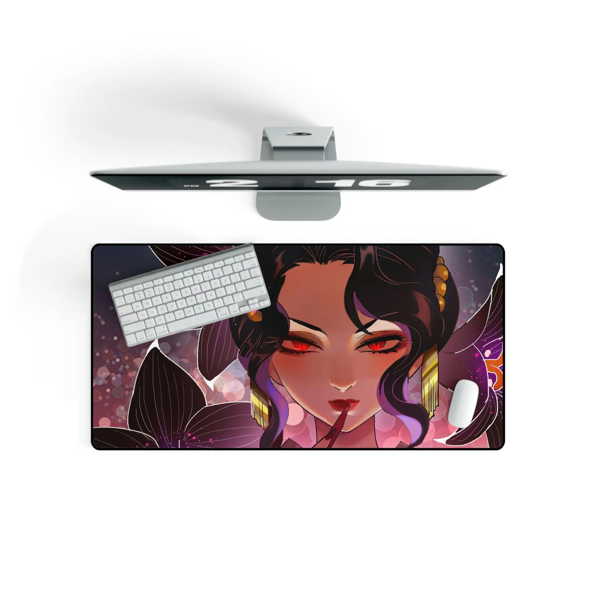 #8.973, Muzan, Demon Slayer, Female, Mouse Pad (Desk Mat)