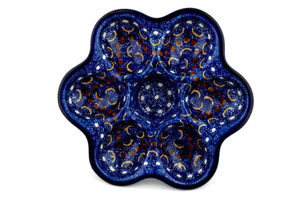 8" Egg Plate - Blue Horizons