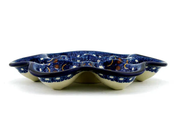 8" Egg Plate - Blue Horizons