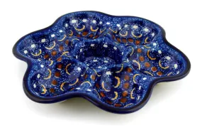 8" Egg Plate - Blue Horizons