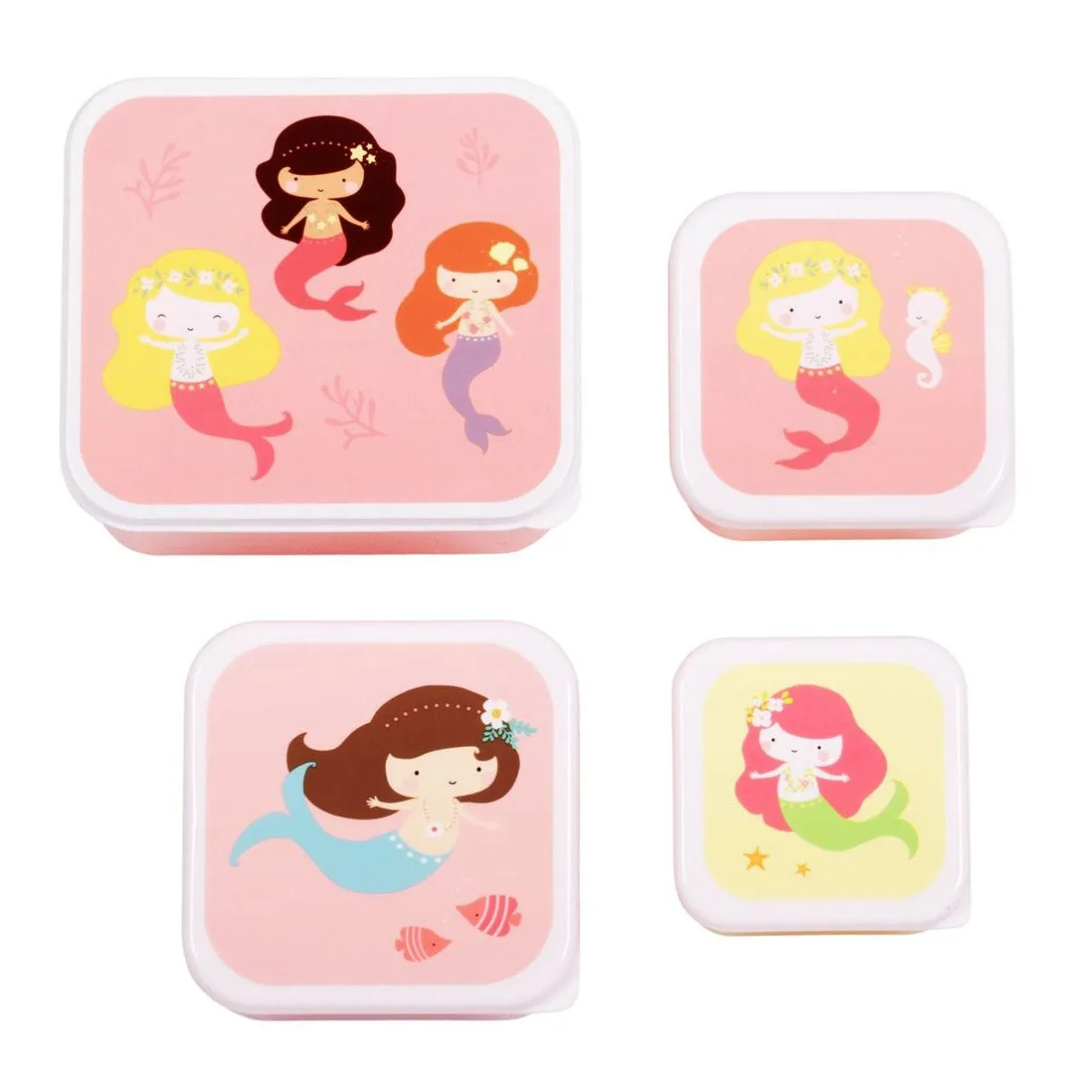 A Little Lovely Company Lunch & Snack Box Set: Mermaids