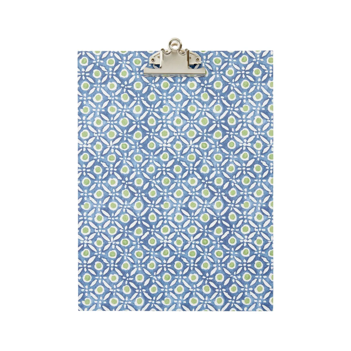 A4 Clipboard Batik Dots Blue/Green