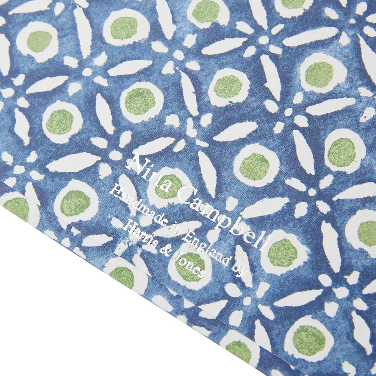 A4 Clipboard Batik Dots Blue/Green