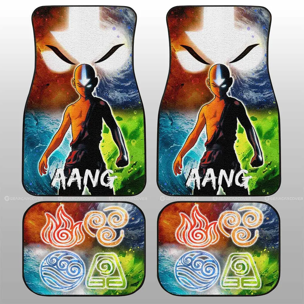 Aang Car Floor Mats Custom Avatar The Last