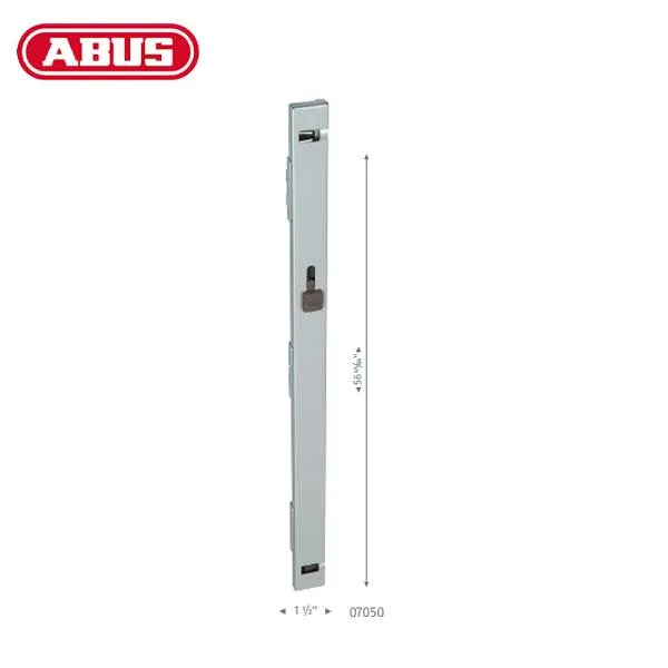 Abus - 07010 - Steel File Bar / Security Lock Bar for Locking File Cabinets - 1 to 5 Drawers - Optional Lengths