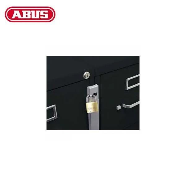 Abus - 07010 - Steel File Bar / Security Lock Bar for Locking File Cabinets - 1 to 5 Drawers - Optional Lengths