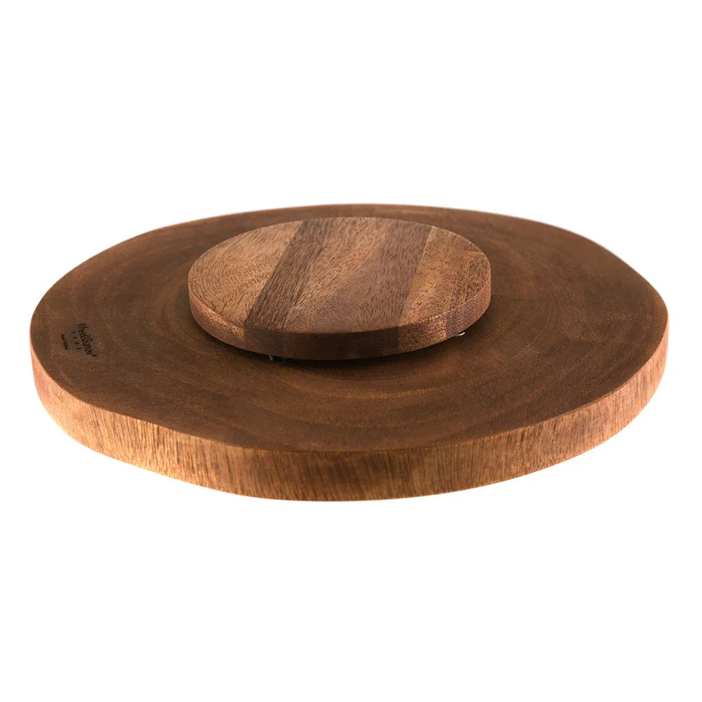 Acacia Wood Lazy Susan 31.5x4cm