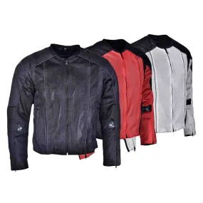 Advanced 3-Season Mesh/Textile CE Armor Motorcycle Jacket