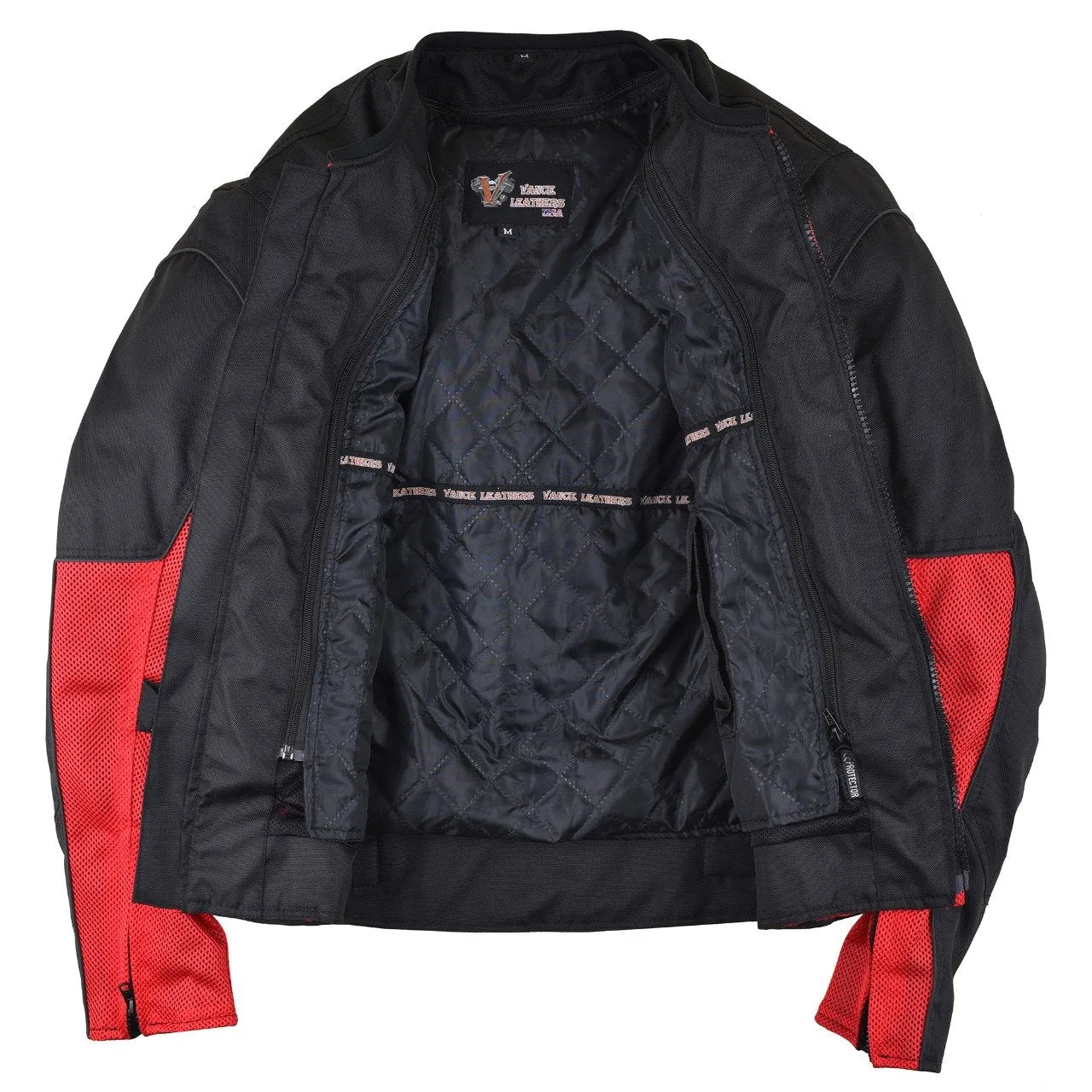 Advanced 3-Season Mesh/Textile CE Armor Motorcycle Jacket