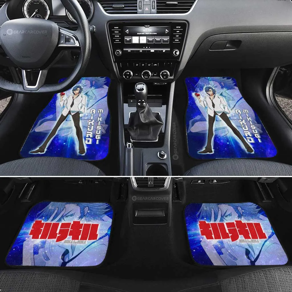 Aikurou Mikisugi Car Floor Mats Custom Characters Kill La Kill Anime Car Accessories