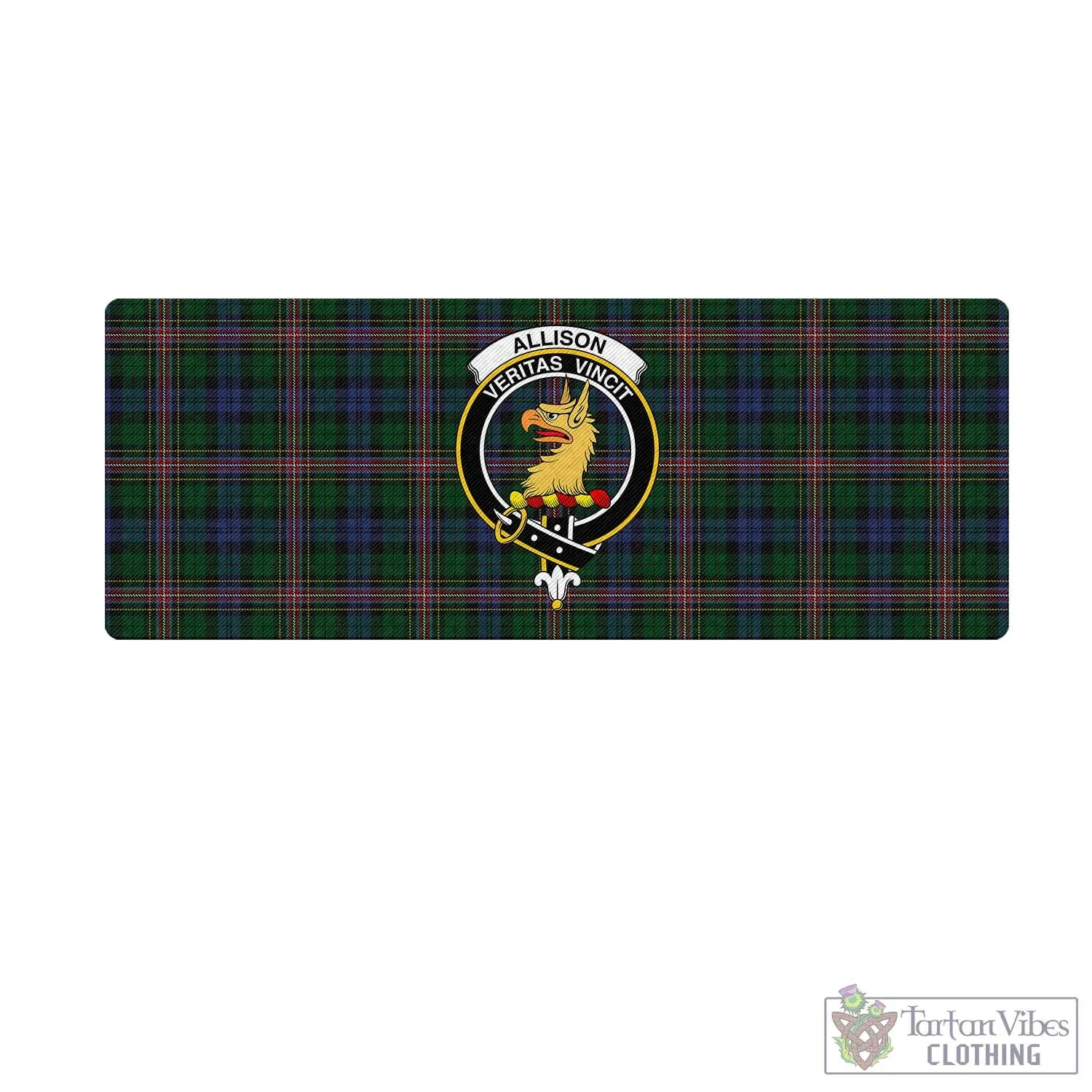 Allison Tartan Mouse Pad with Family Crest