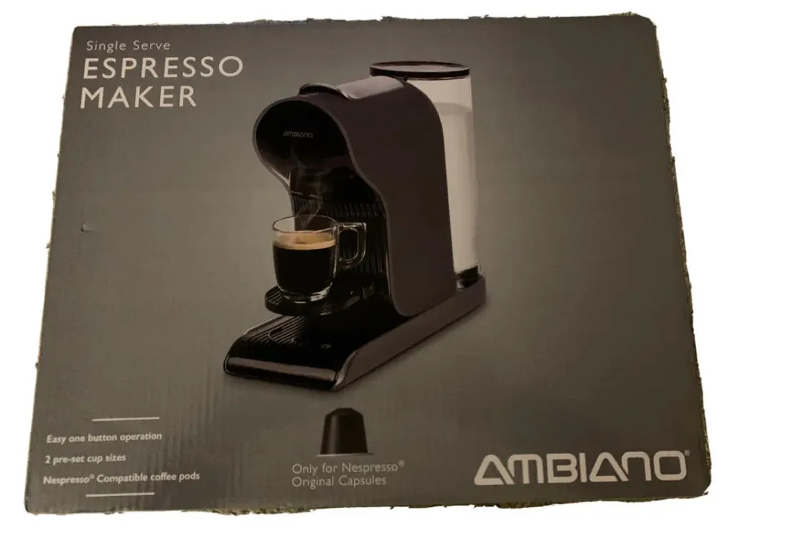 Ambiano Coffee Nespresso Capsule Machine   100ct Case of Borbone Pods