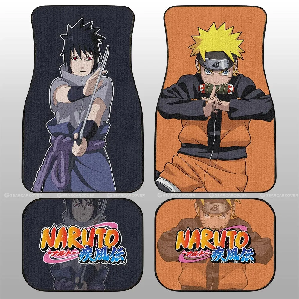 And Sasuke Car Floor Mats Custom NRT