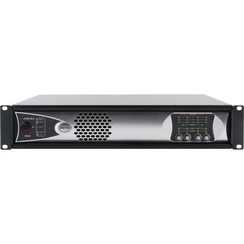 Ashly PEMA 4250D 4-Channel 1000W Pema Network Power Amplifier with OPDante Card & Protea DSP Software Suite (Low-Z)