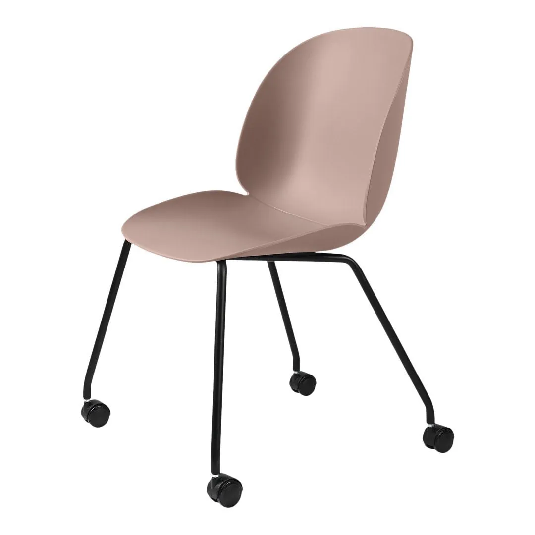 Beetle Meeting Chair - 4 Legs w/ Castors - Unupholstered