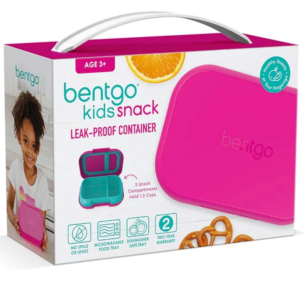 Bentgo Kids Leak-proof Snack Container Fuchsia Teal