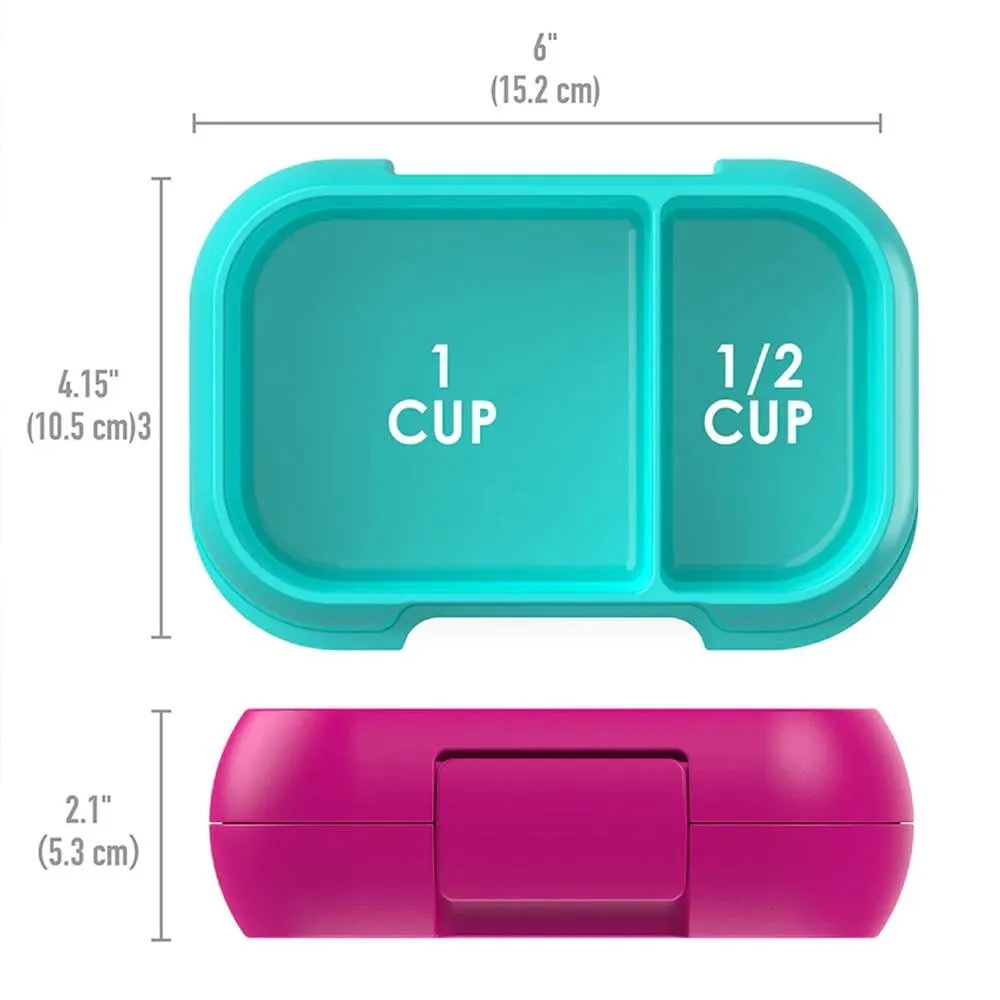 Bentgo Kids Leak-proof Snack Container Fuchsia Teal