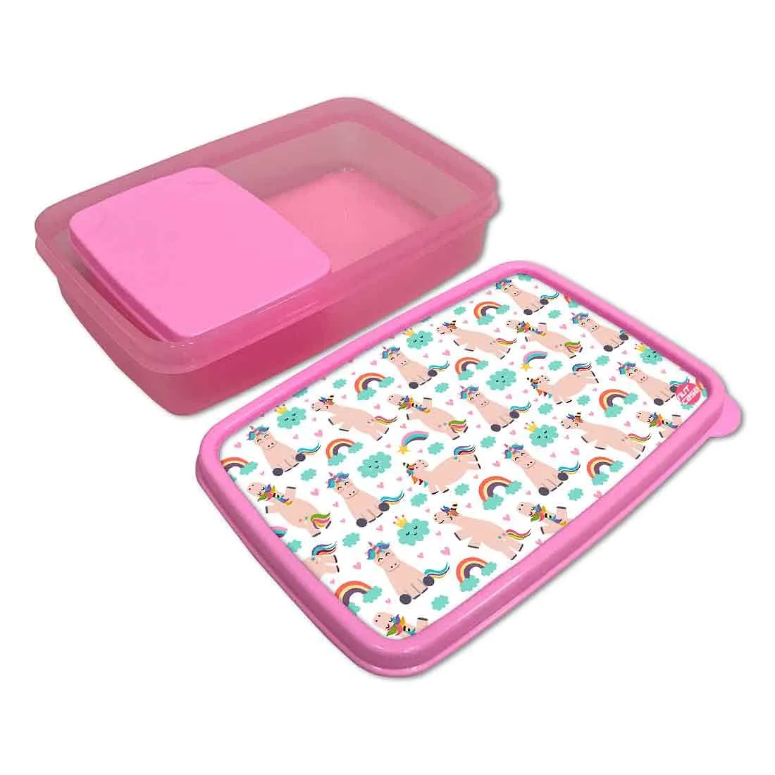 Best Snack Containers for School Girls Lunch Box - Unicorns and Cloud