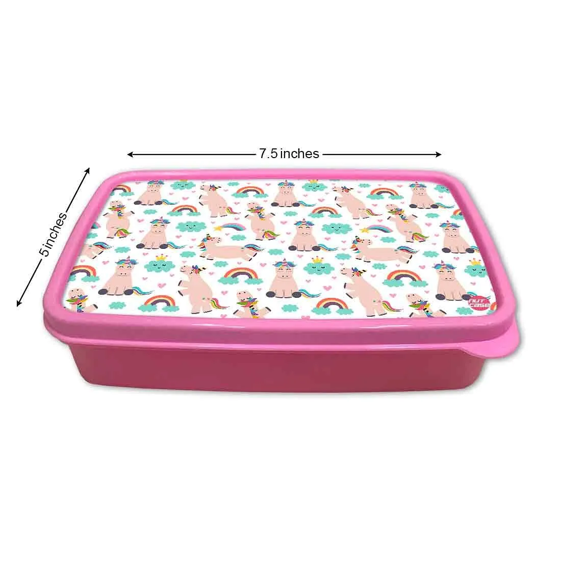 Best Snack Containers for School Girls Lunch Box - Unicorns and Cloud