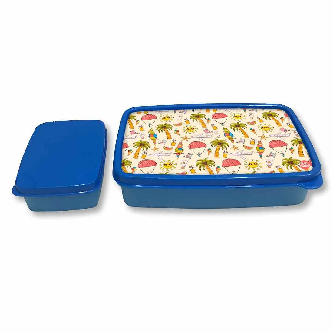 Best Snacks Storage Box for School Boys With Small Container - Summer Time