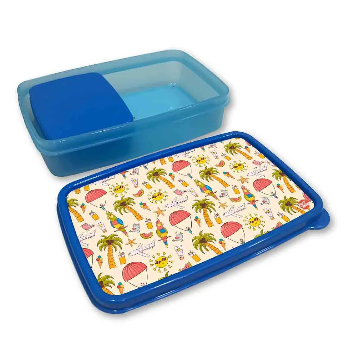 Best Snacks Storage Box for School Boys With Small Container - Summer Time