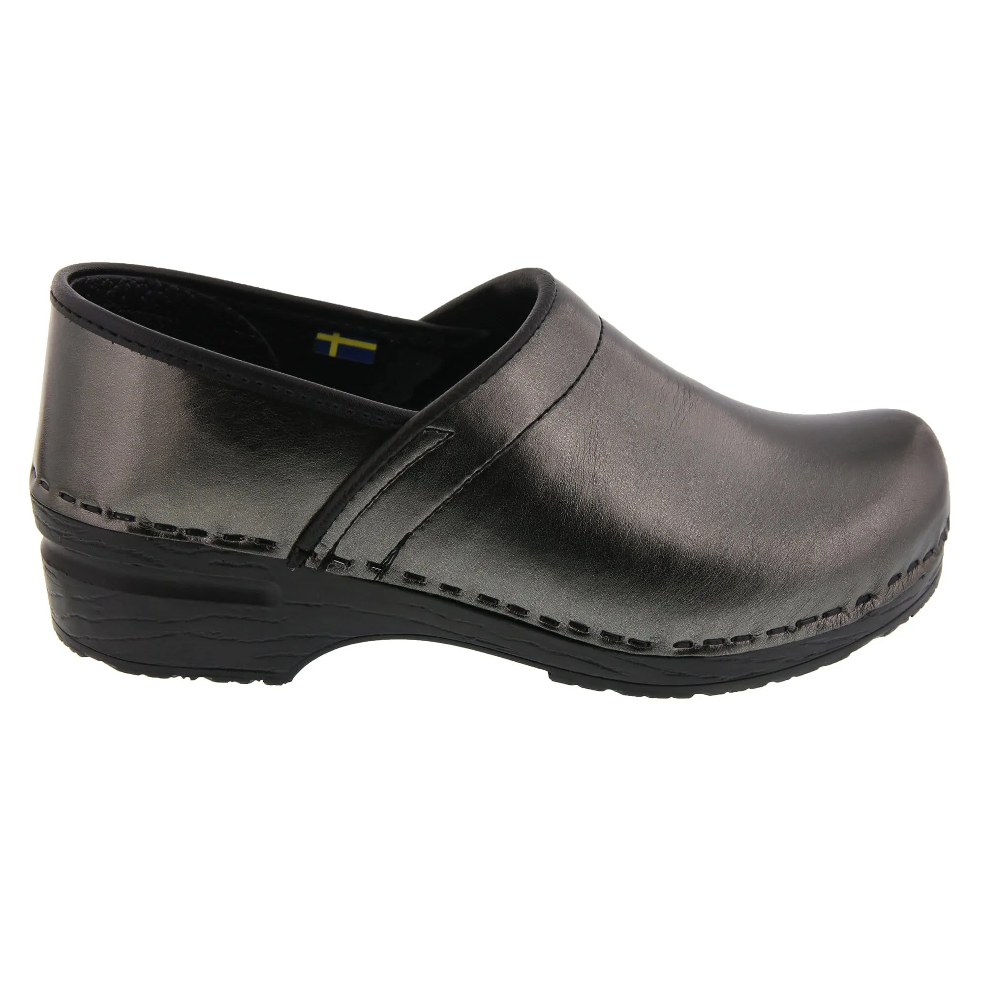 Final Sale: Bjork Professional Mia Metallic Leather Clogs