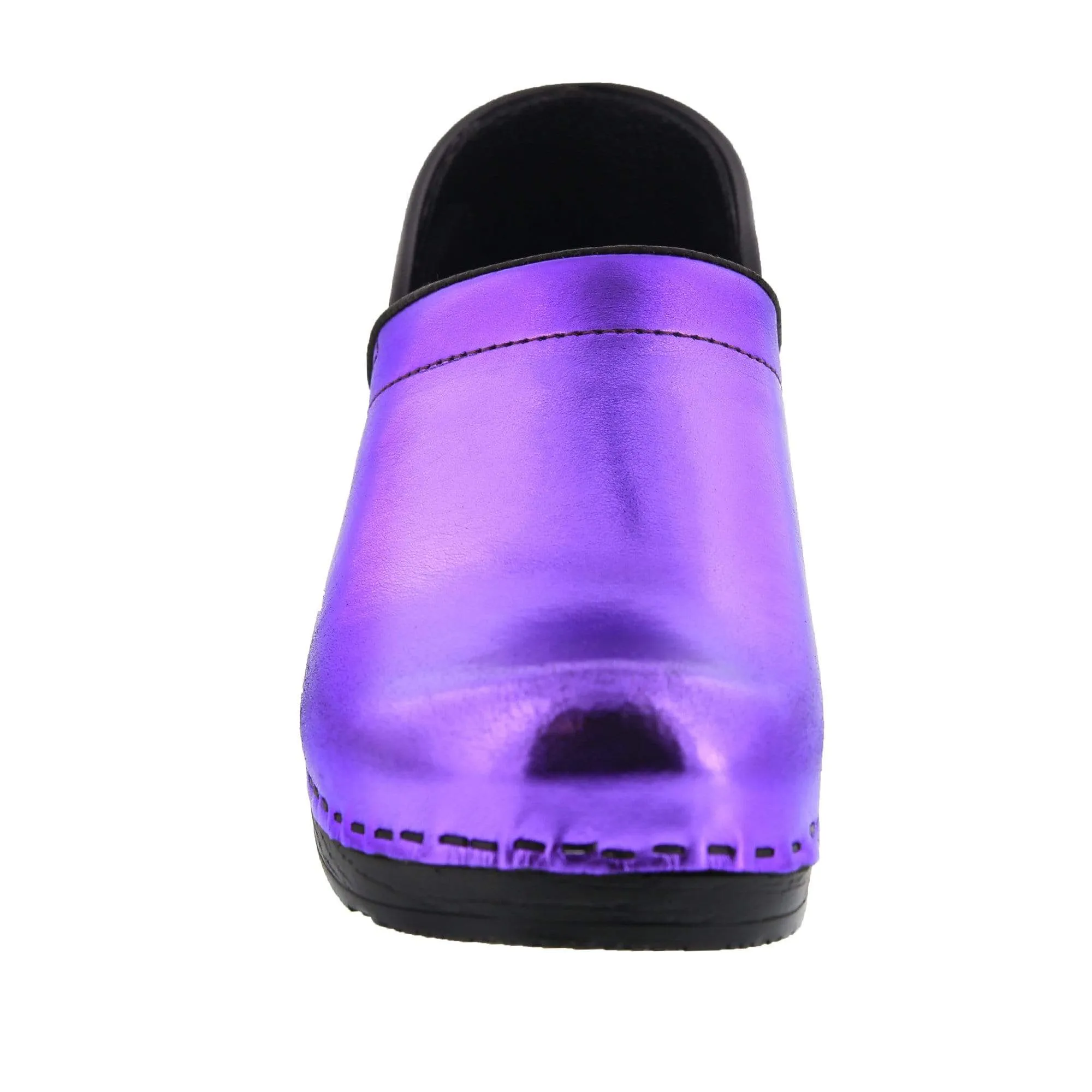 Final Sale: Bjork Professional Mia Metallic Leather Clogs