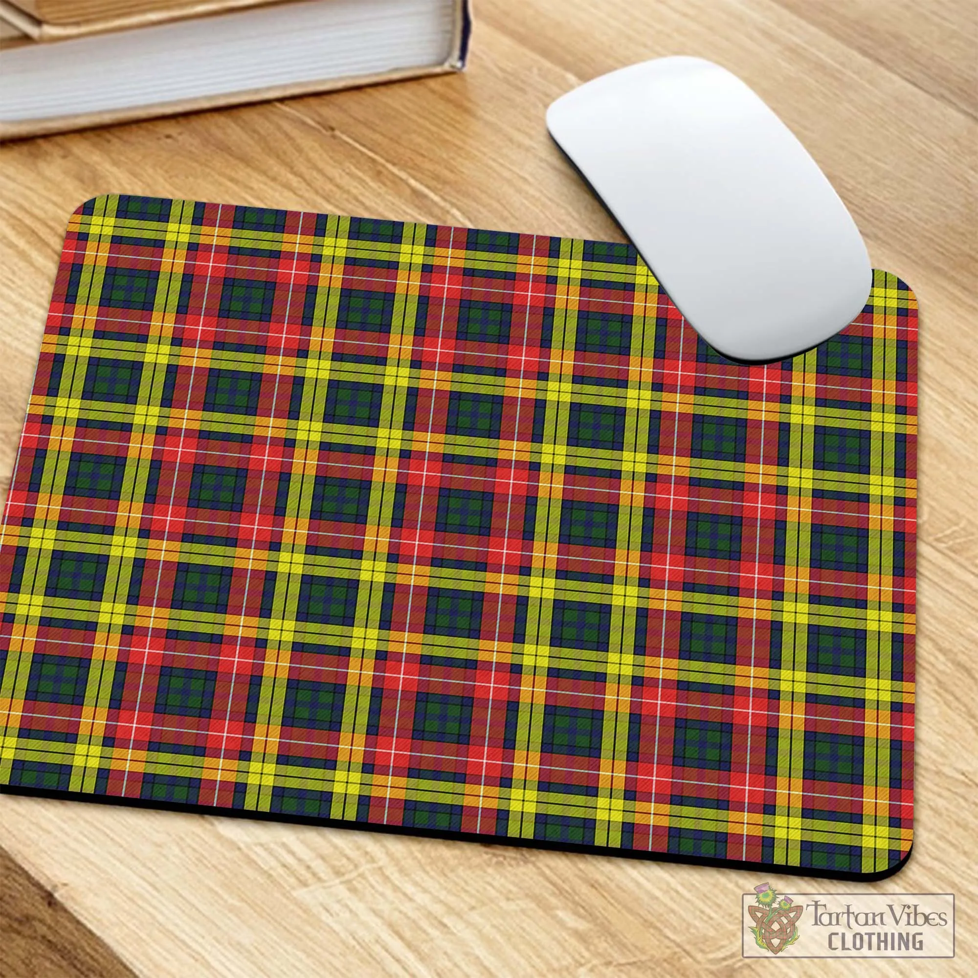 Buchanan Modern Tartan Mouse Pad