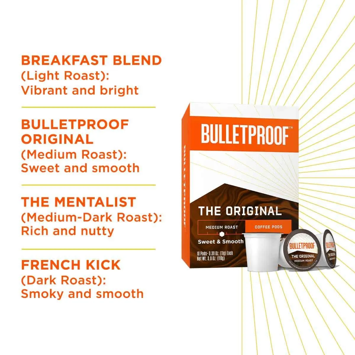 Bulletproof Single-Serve Coffee Pods