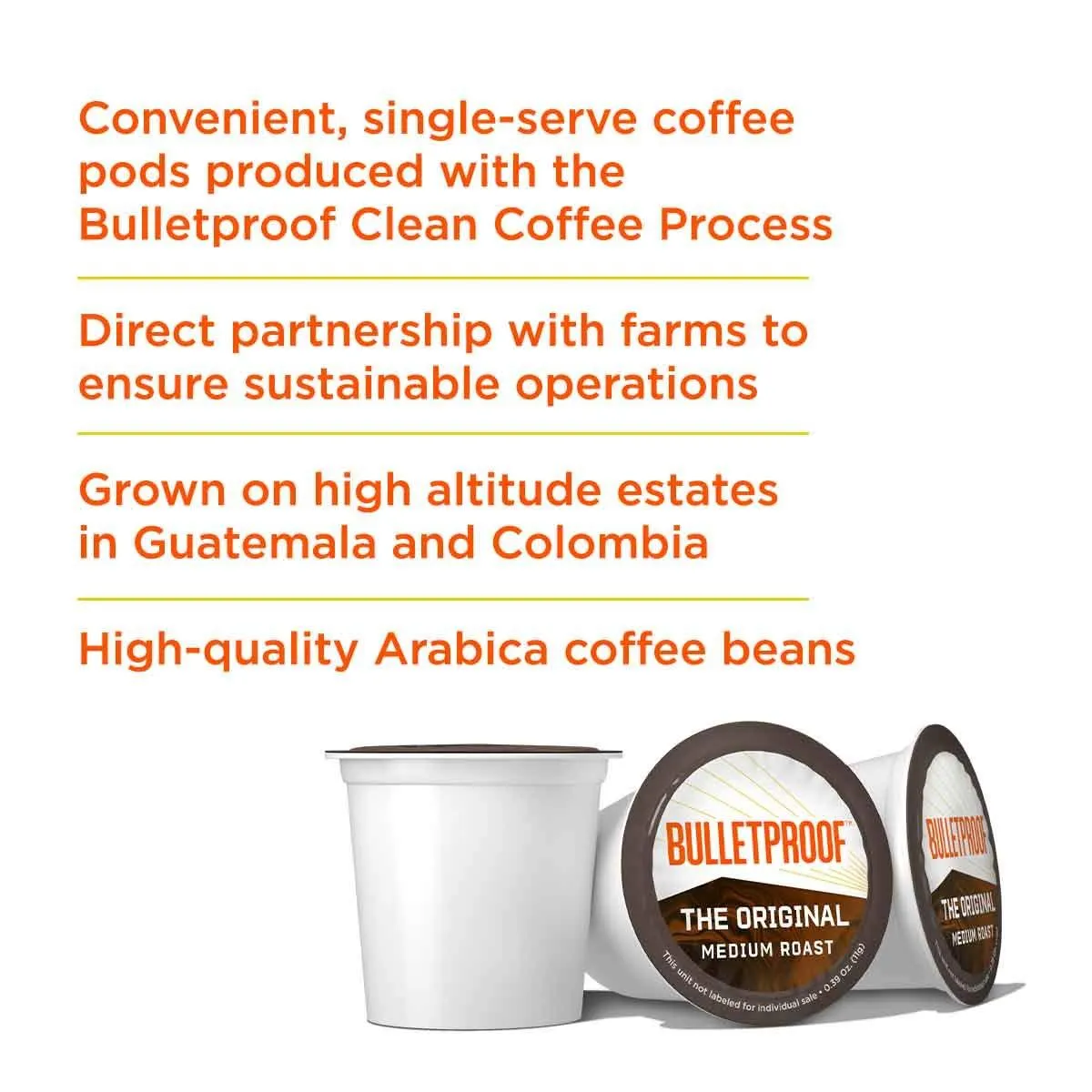 Bulletproof Single-Serve Coffee Pods