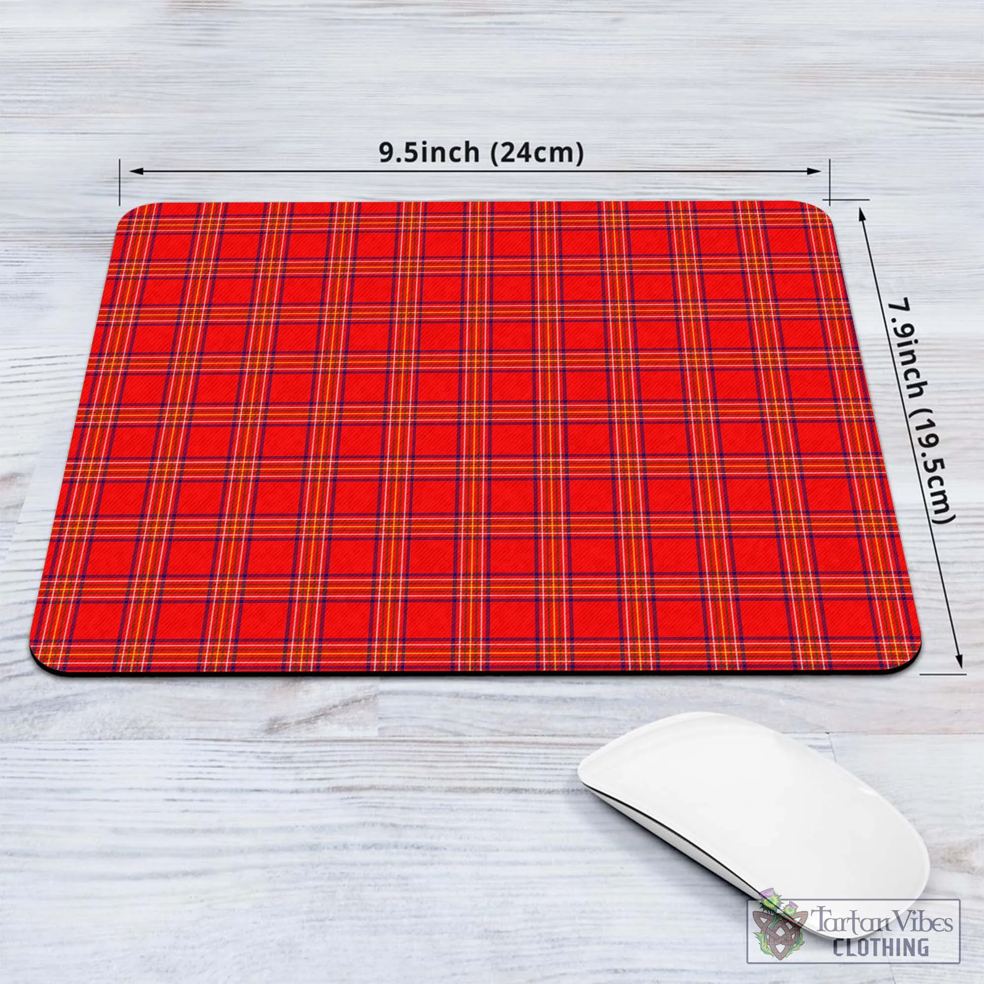 Burnett Modern Tartan Mouse Pad