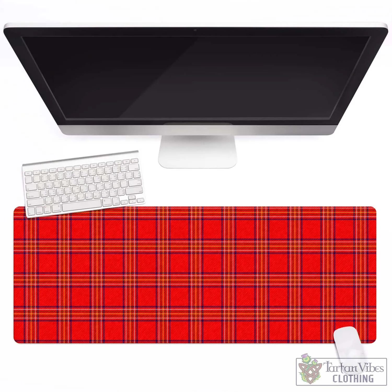 Burnett Modern Tartan Mouse Pad