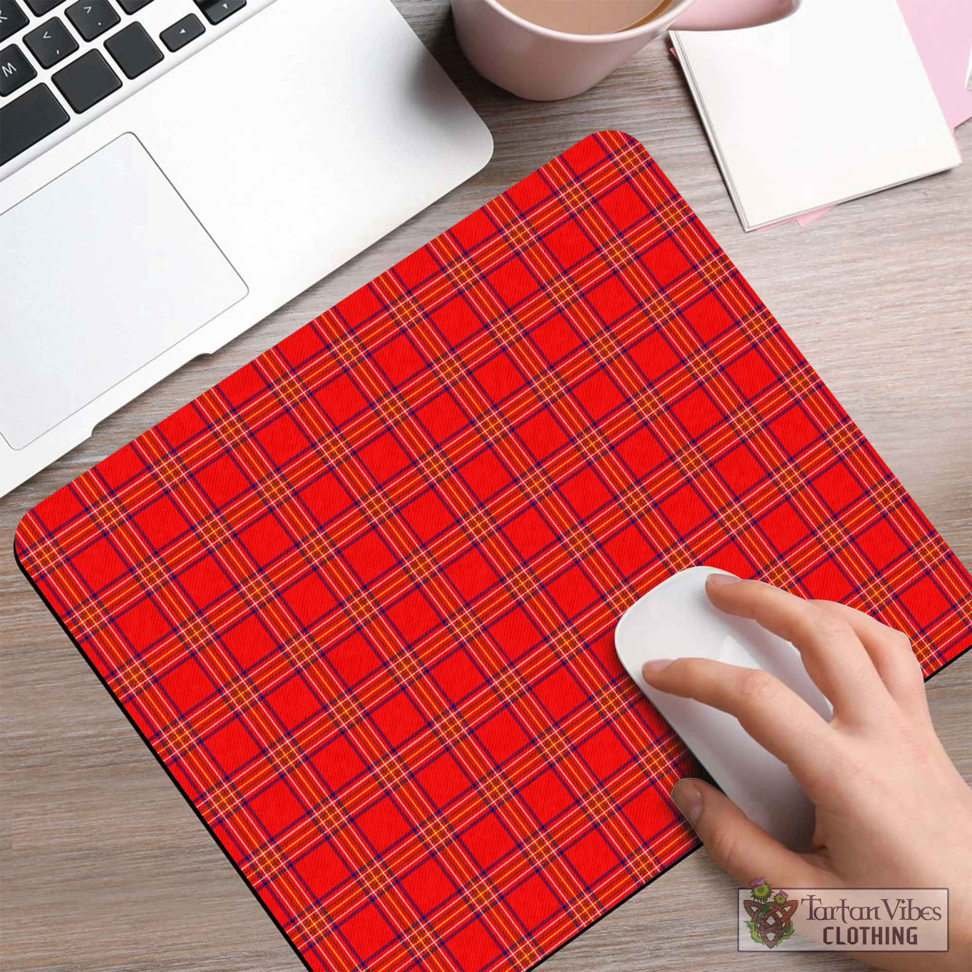 Burnett Modern Tartan Mouse Pad