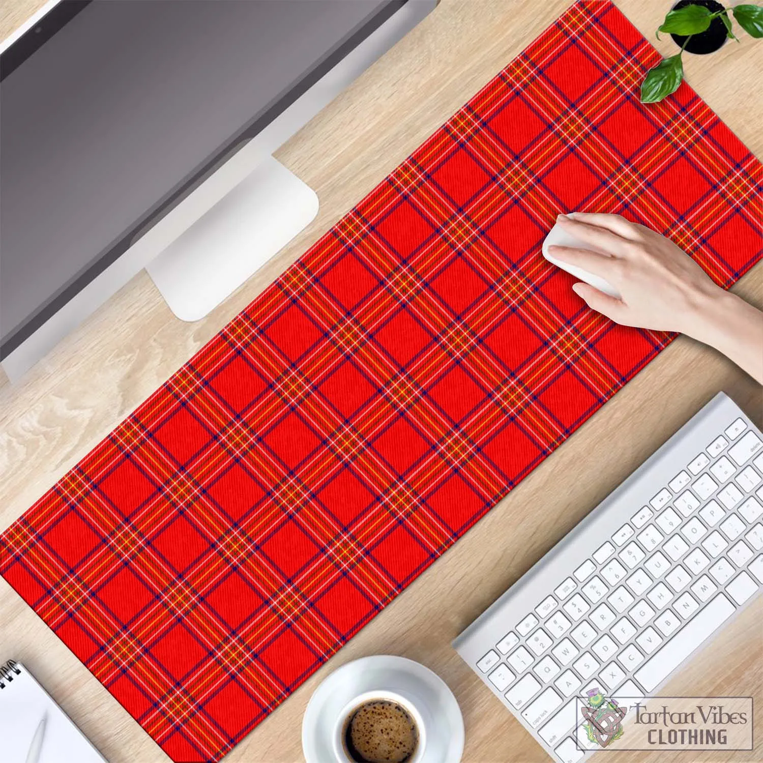 Burnett Modern Tartan Mouse Pad